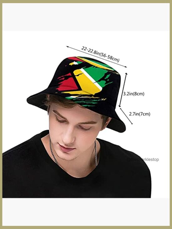 Polyester Bucket Hat Packable Sun Protection Outdoor Travel Cap